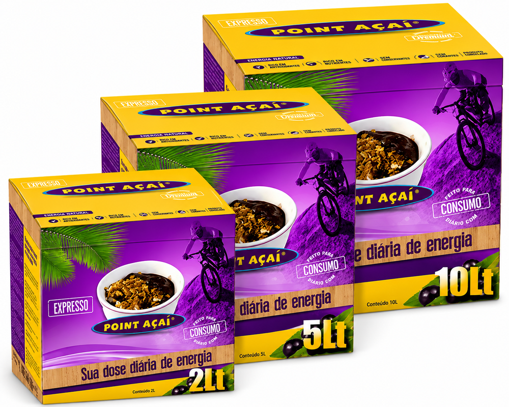 Creme de açaí ou cupuaçu ou misto